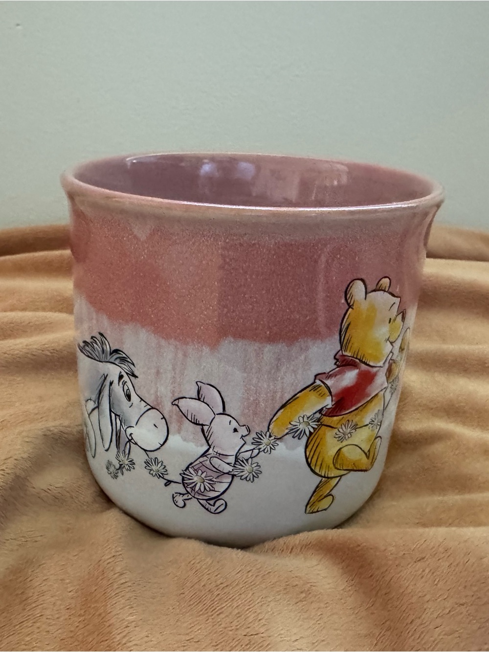 Winnie the Pooh Pink Ceramic Mug